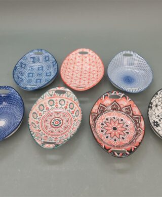 קערה עם ידיות דקור 4*13*18 קערה עם ידיות דקור 4*13*18