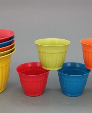 בית עציץ אקולוגי צהוב 8.5*11