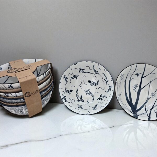 סט *4 קערות דקור 15X7 סמ.