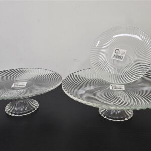 מגש עגול עםבלי רגל 8.5*20