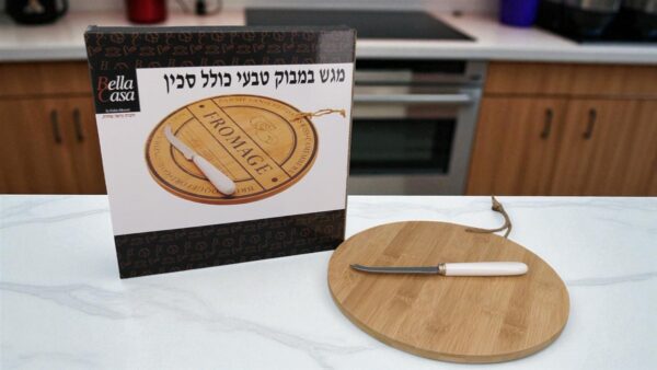 סט לגבינות במבוק+סכין