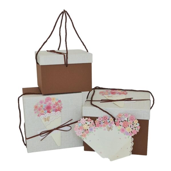 סט *3 קופסאות קרטון 18*24*24