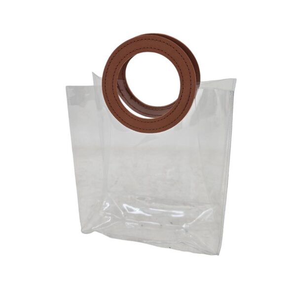 10 שקיות PVC ידיות עגולות 10*18*20