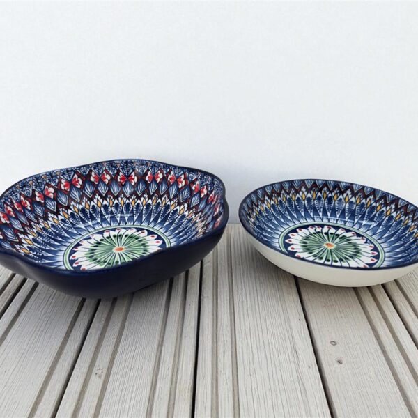 צלוחית צבעונית 14 סמ.