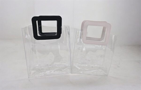 10 שקיות PVC ידית מלבנית 14*25*28