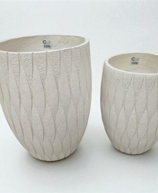 סט *2 בתי עציץ 50*40*40 פנינה