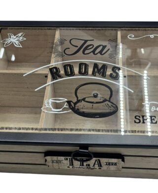 קופסת עץ לתה TEE ROOMS 7*26*24
