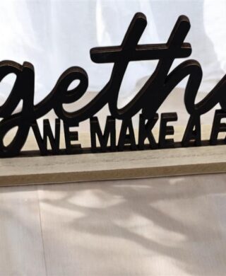 שלט 10*30 TOGETHER