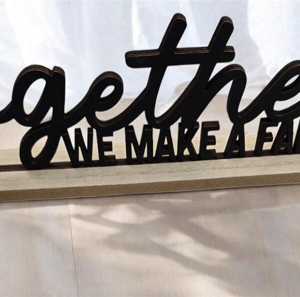 שלט 10*30 TOGETHER