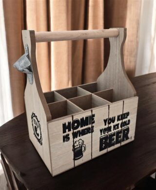 מעמד ל-6 בקבוקי בירה 28*15*23