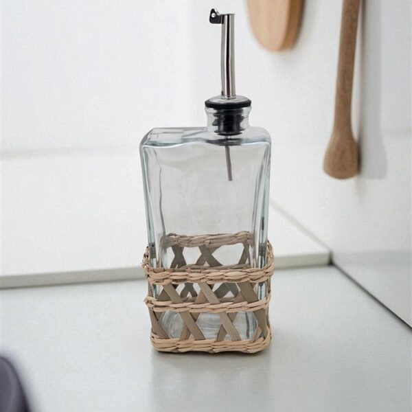 בקבוק לשמן עם פקק נירוסטה 0.49L