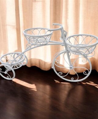 אופני מתכת ל-3 עציצים 50*27*84