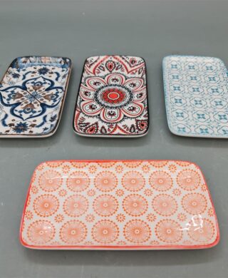 מגש מלבני דקור 11*20.5 מגש מלבני דקור 11*20.5