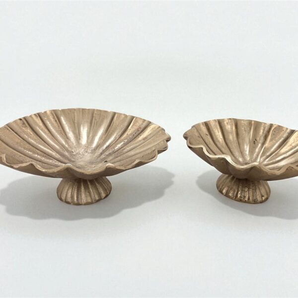 סט *2 קערה עם רגל יציקת אלומיניום 18*29