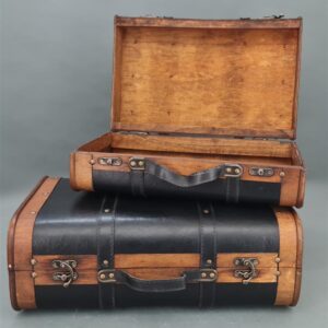 סט *2 מזוודה דמוי עור 16*30*45