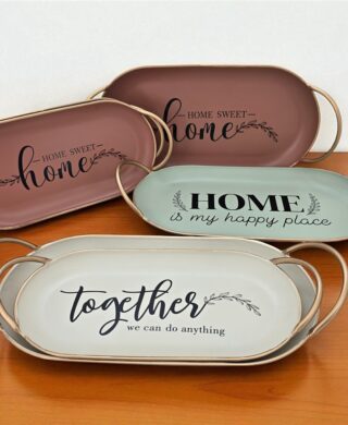 מגש מתכת לבן 4*13*42 TOGETHER