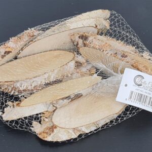 שקית חתיכות עץ אובליות 300 גר.