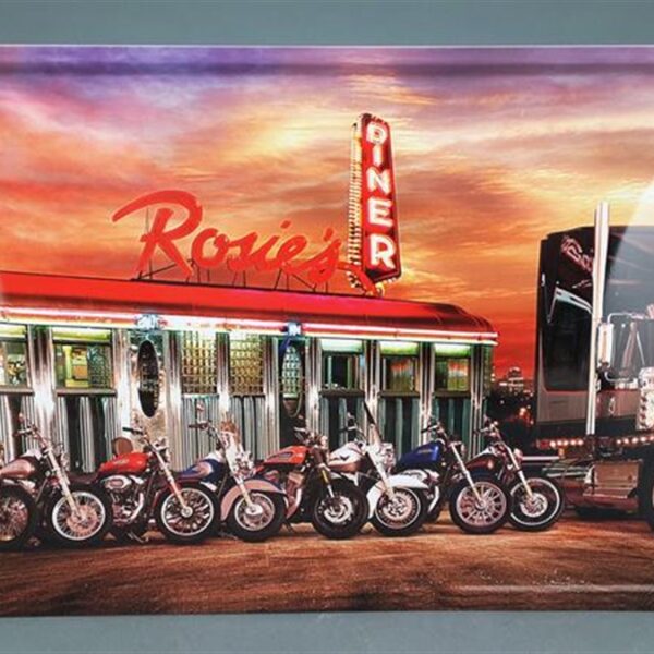 שלט פח אופנועים 21*30