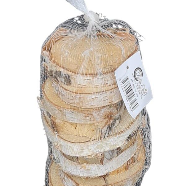 סט *10 חתיכות עץ עגולות