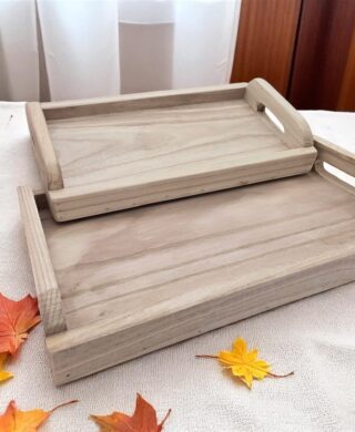 מגש מלבני שוליים עץ מגולף 7*23*41 מגש מלבני שוליים עץ מגולף 7*23*41