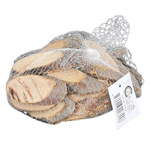 שקית חתיכות עץ אובליות 300 גר.