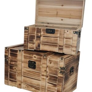 סט *2 תיבת עץ 50*30*59