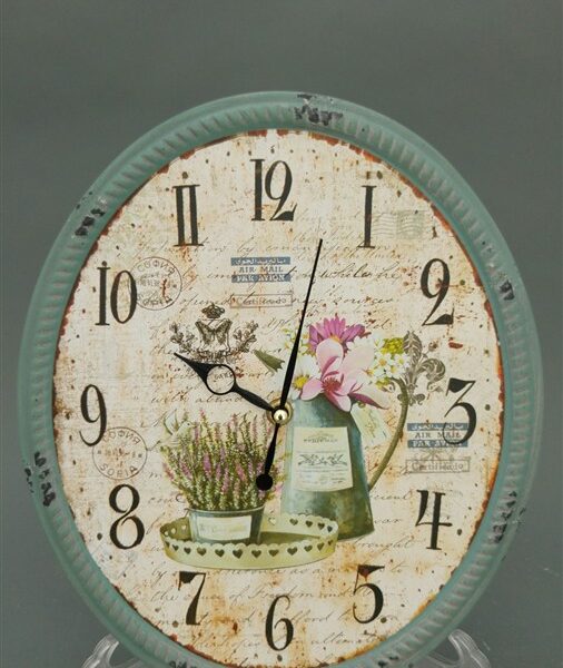 שעון קיר אובלי 6*26*32