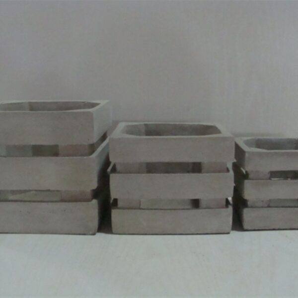 ארגז פסים מרובע 12*15*15