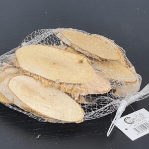 שקית חתיכות עץ אובליות 300 גר.