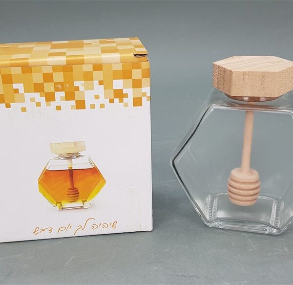 צנצנת דבש עם מקל 250ML