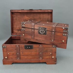 סט *2 תיבת עץ 20*25*42