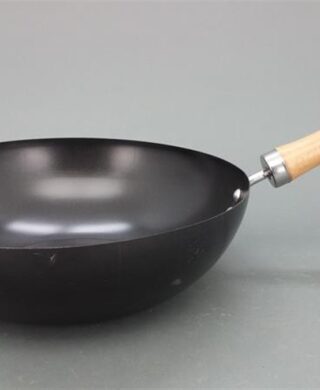 ווק קרבון סטיל 28.8סמ. ידית עץ ווק קרבון סטיל 28.8סמ. ידית עץ