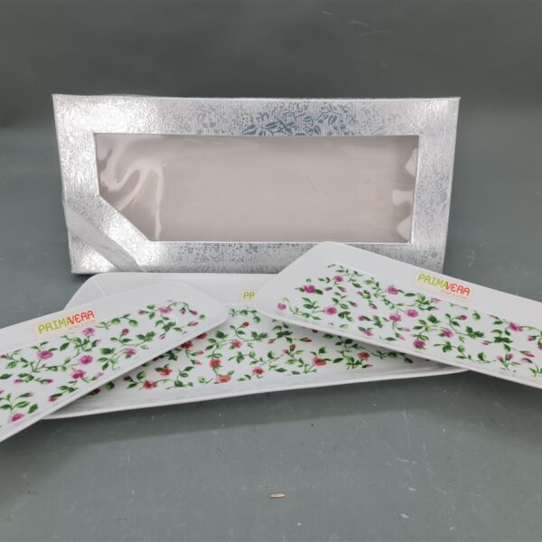 סט *3 מגשים מודפסים