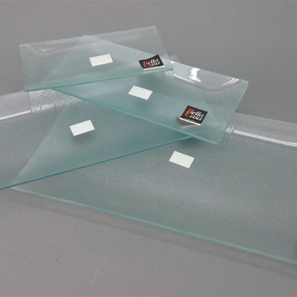 מגש זכוכית מלבן 11*21