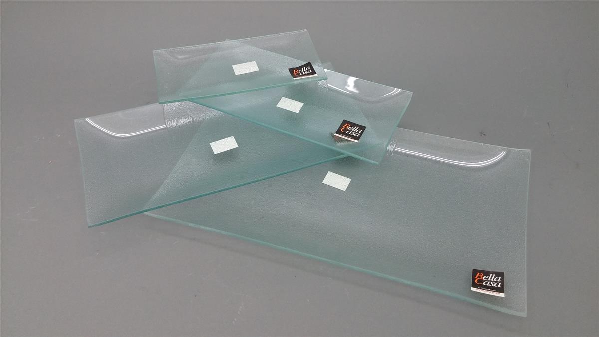 מגש זכוכית מלבן 22*40