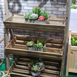 מעמד עץ 3 קומות FLOWER 103*43*64