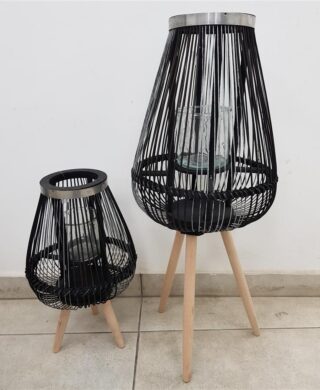 פנס עם רגליים+כוס 43/77*32 פנס עם רגליים+כוס 43/77*32