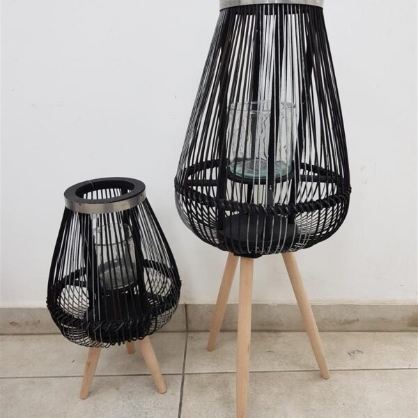 פנס עם רגליים+כוס 43/77*32 פנס עם רגליים+כוס 43/77*32