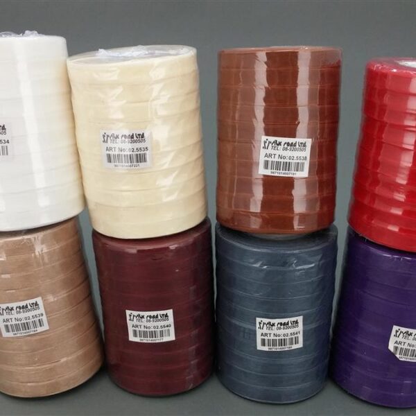 10יח' סרט אורגנזה 50*1.2סמ. לבן