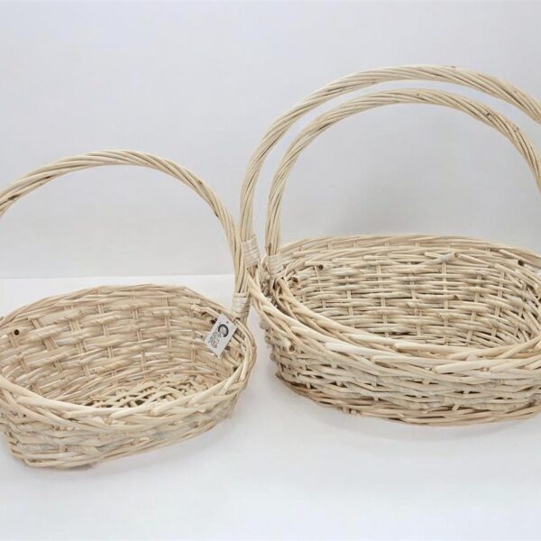 סט *3 סלסלת וילאו עם ידית 20/31*36*46 סט *3 סלסלת וילאו עם ידית 20/31*36*46