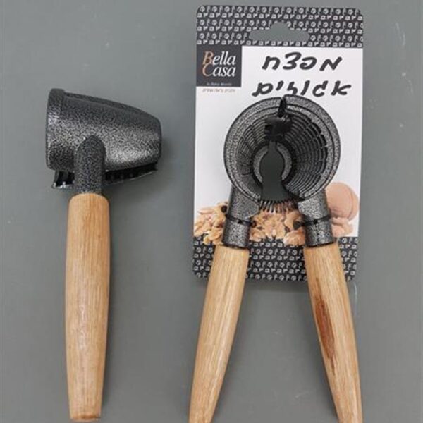 מפצח אגוזים ידית עץ