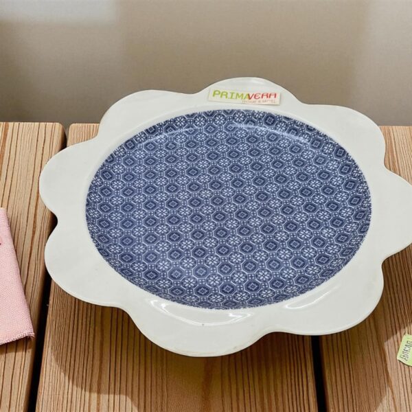 11MO5 – 67310989 פלטת פרח בינונית טורקיז 10"