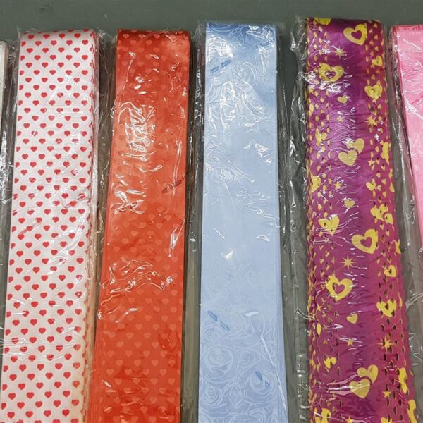 10יח' סרט משיכה 46ממ. מודפס פסים זהב