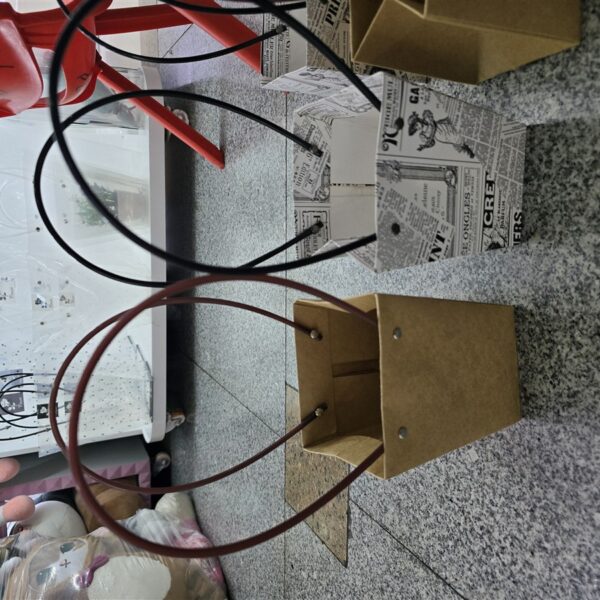 10 שקיות נייר 9.5*13*15.5 חום