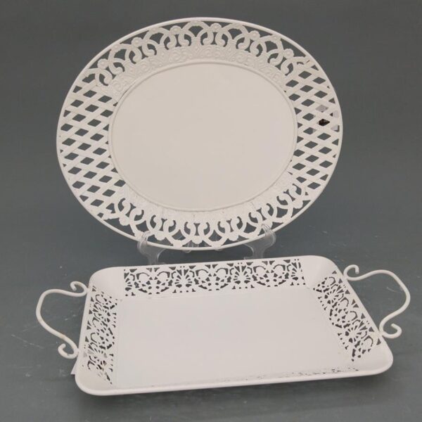 מגש מתכת אובלי 4*33*40 מגש מתכת אובלי 4*33*40