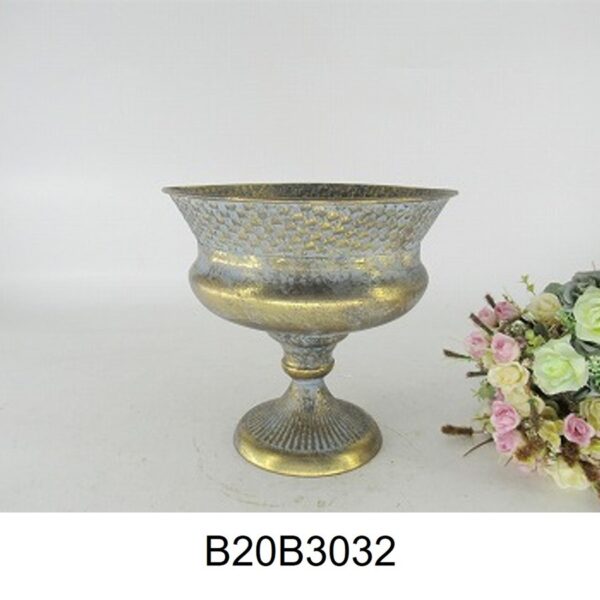 גביע עגול מתכת 22*23