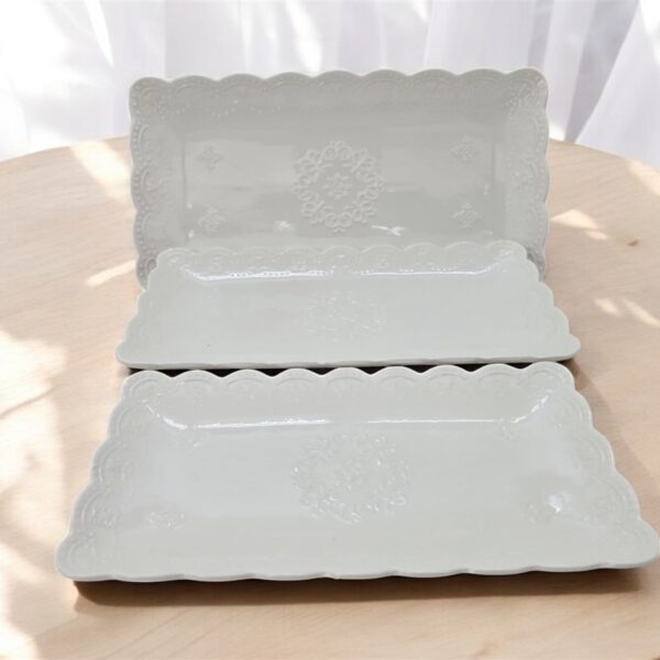 מגש מעוטר מלבני 15*29