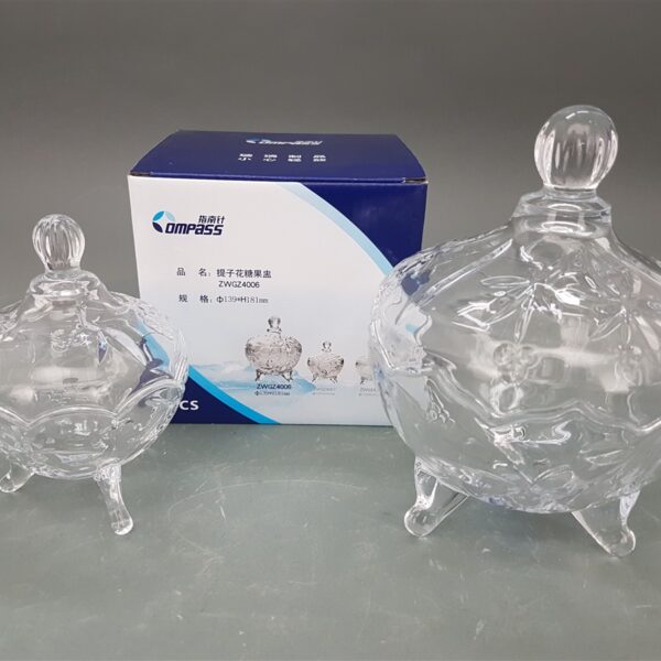 בונבוניירה 3 רגליים קריסטל 13*10 בונבוניירה 3 רגליים קריסטל 13*10