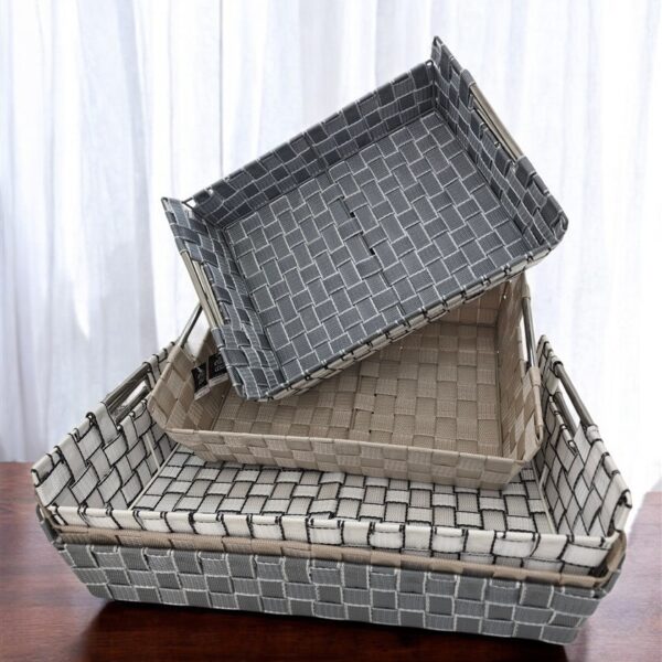 סלסלת רצועות עם ידיות ניקל 12*30*41 כרם