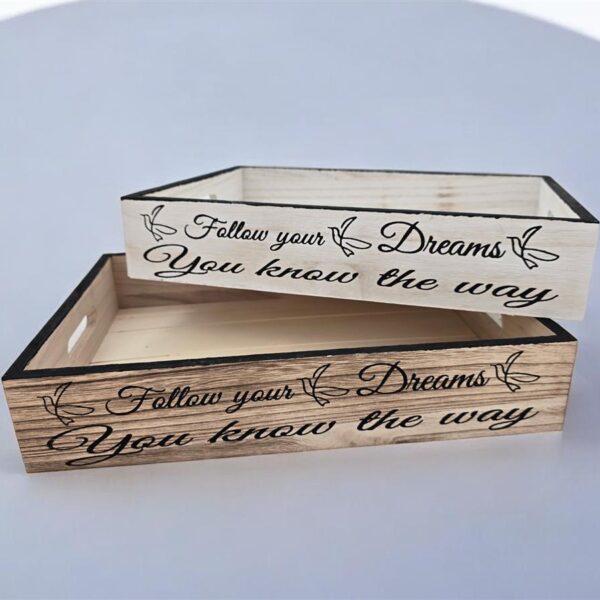 מגש עץ לבן 7*26*36 TOGESHER